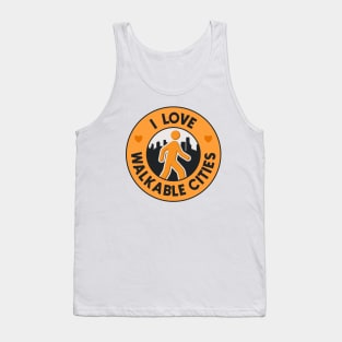 I Love Walkable Cities - Urban Planning Tank Top